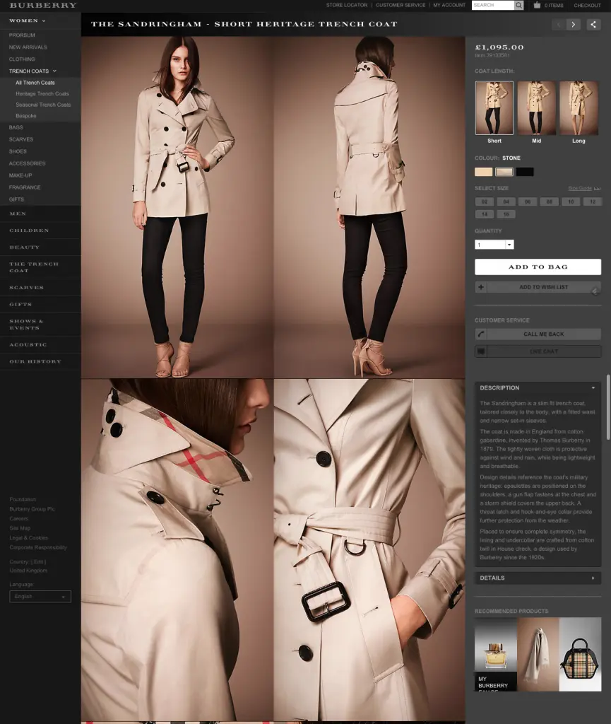 Ürün Sayfa Düzenine 12 Mükemmel Model