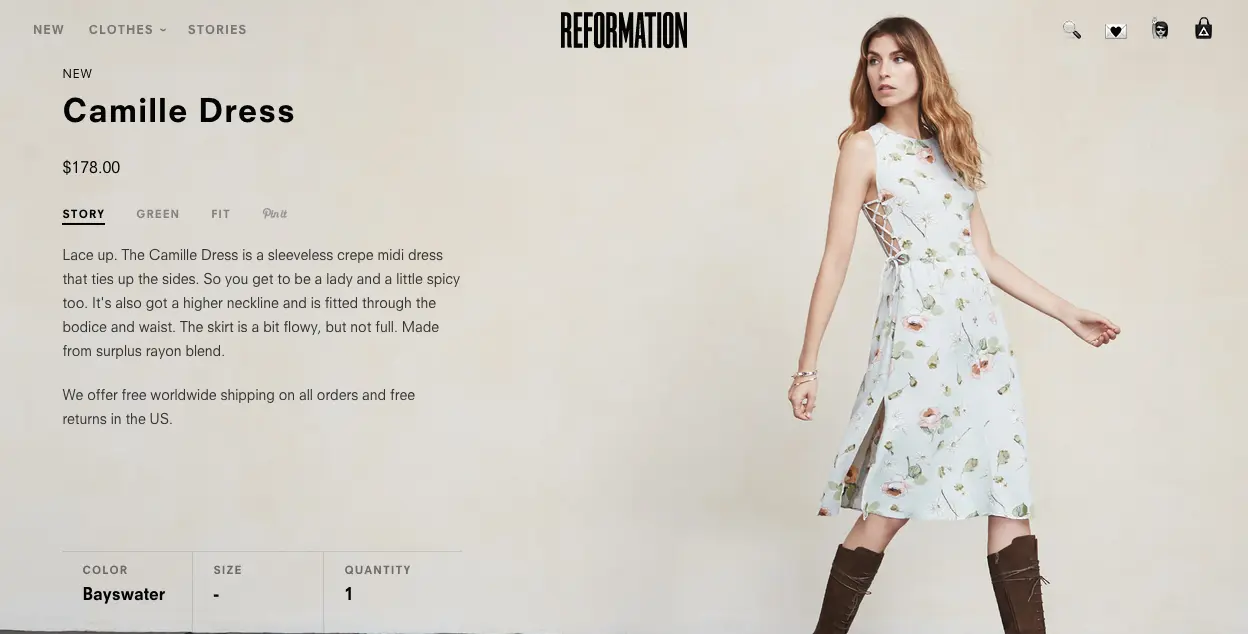 Ürün Sayfa Düzenine 12 Mükemmel Model