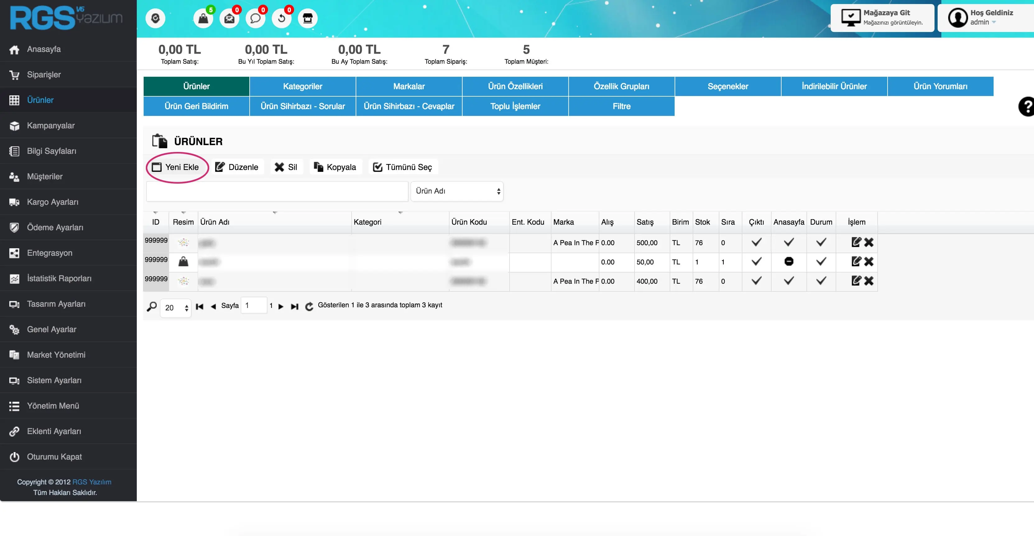 Yeni Ürün Ekleme Nasıl Yapılır?