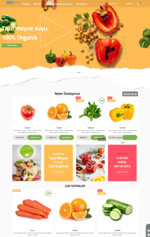 BTema 1 hazır e-ticaret sitesi tasarımı