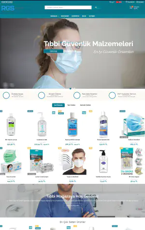 BTema 8 hazır e-ticaret sitesi tasarımı