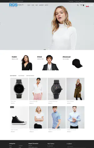 CTema 11 hazır e-ticaret sitesi tasarımı