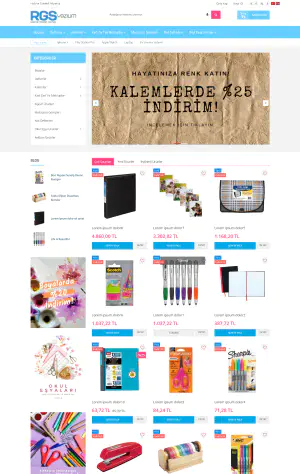 NT 12 hazır e-ticaret sitesi tasarımı