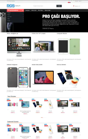 NT 4 hazır e-ticaret sitesi tasarımı