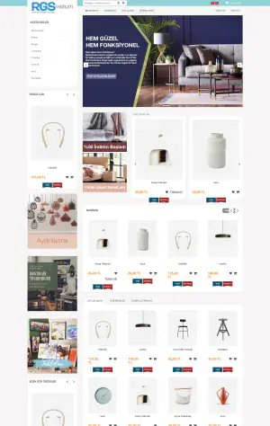 NT 5 hazır e-ticaret sitesi tasarımı