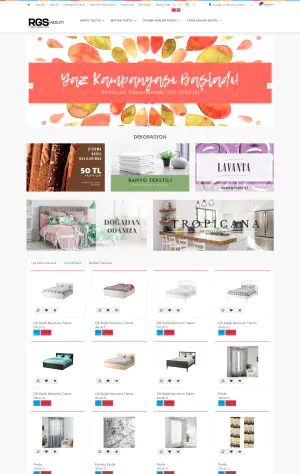 NT 7 hazır e-ticaret sitesi tasarımı