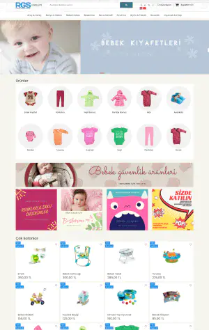 NT 8 hazır e-ticaret sitesi tasarımı